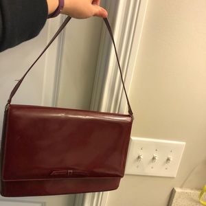 Vintage red patent leather Kate Spade shoulderbag